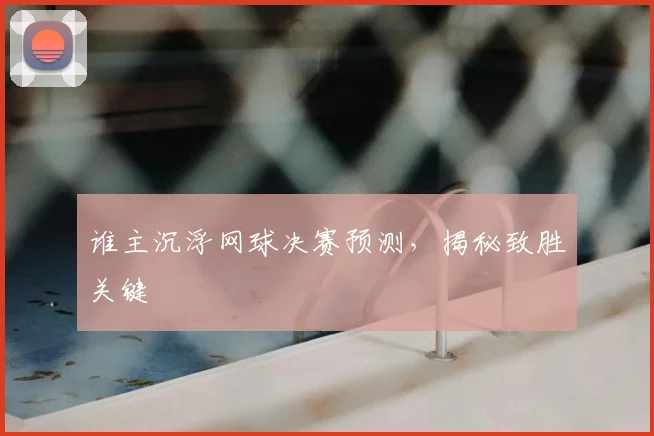 谁主沉浮网球决赛预测,揭秘致胜关键