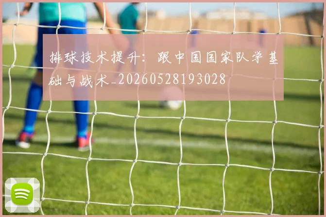 排球技术提升：跟中国国家队学基础与战术_20260528193028