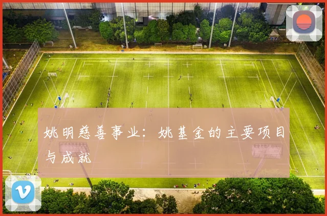 姚明慈善事业:姚基金的主要项目与成就